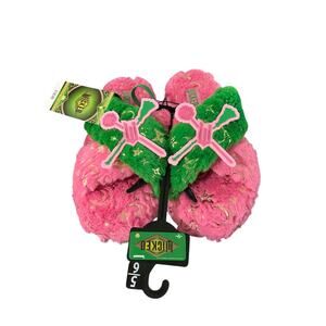Wicked Pink and Green Slippers Women’s Size 5/6